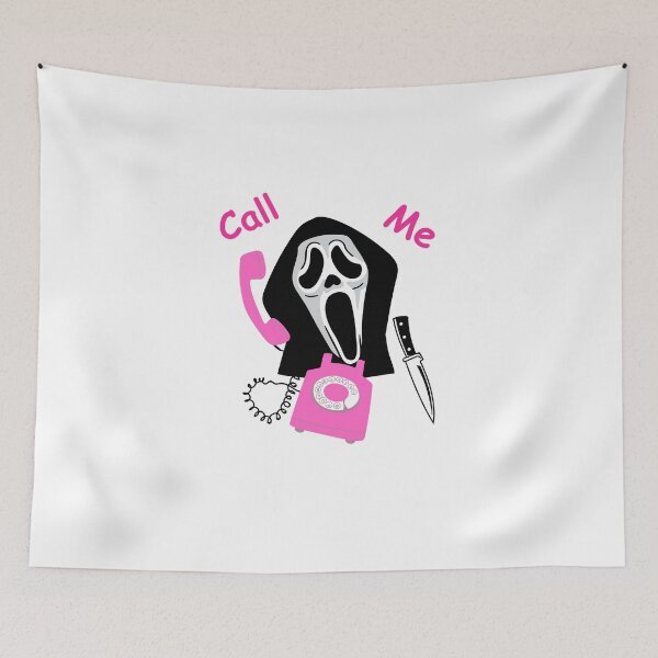 Item preview, Call Me cute horror movie character  designed and sold by BlissThreads.