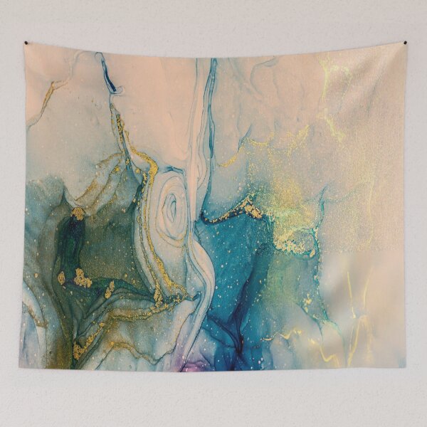 Item preview, Blue&Beige marble texture Seamless designed and sold by American Victoria.