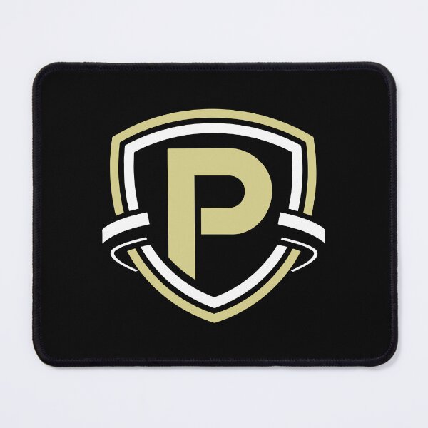 Item preview, Illustration of letter P esports shield logo designed and sold by rasagamastore.