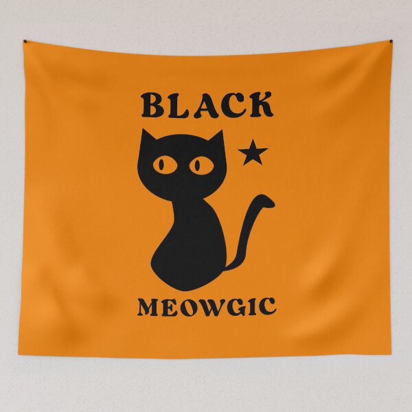 Item preview, Black Meowgic designed and sold by TurnEffect.