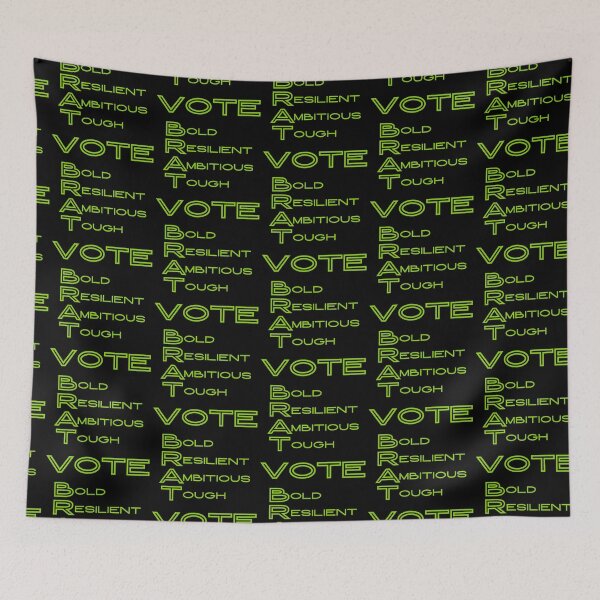 Item preview, Vote Brat Bold Resilient Ambitious Tough designed and sold by KateLeap.