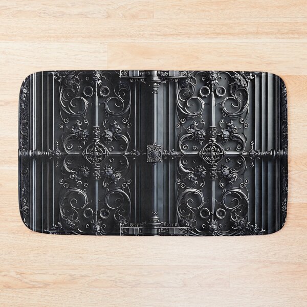 Item preview,  Exquisite Black Medieval Wrought Iron Frame Door designed and sold by DrewRomeoCo.