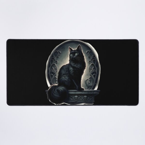 Item preview,  Gothic Black Cat with Ornate Frame designed and sold by pumsquare.