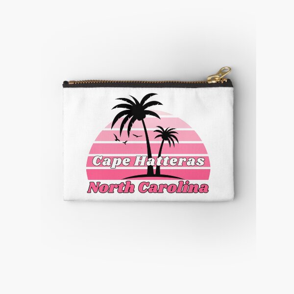 Item preview, Retro Cape Hatteras Beach North Carolina Palm Tree at Sunset designed and sold by karmdaf.