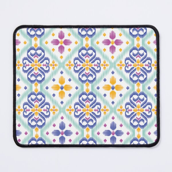 Item preview, Handcrafted exquisite Ikat paintings with flowers.  designed and sold by Alynek-Design.