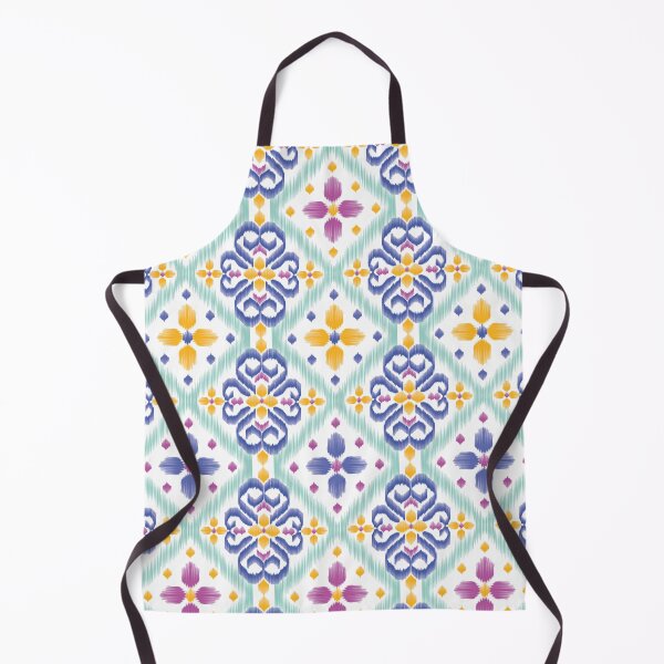 Item preview, Handcrafted exquisite Ikat paintings with flowers. designed and sold by Alynek-Design.