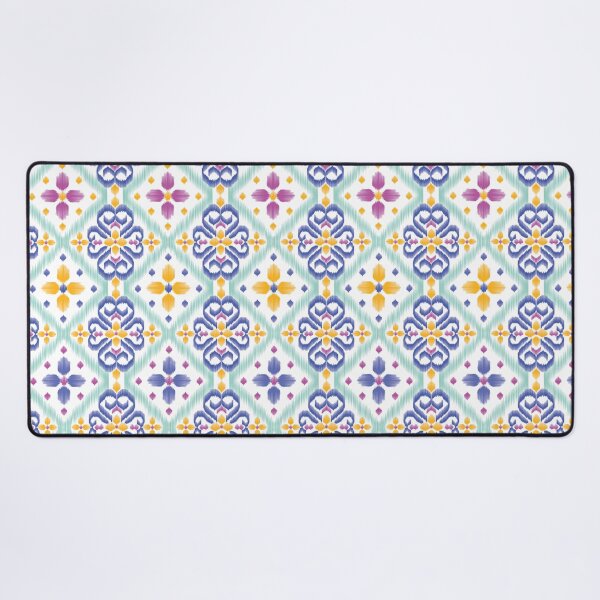 Item preview, Handcrafted exquisite Ikat paintings with flowers.  designed and sold by Alynek-Design.