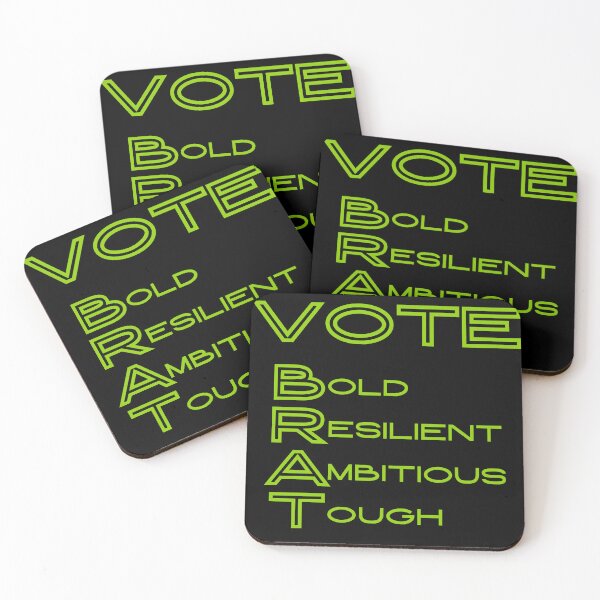 Item preview, Vote Brat Bold Resilient Ambitious Tough designed and sold by KateLeap.