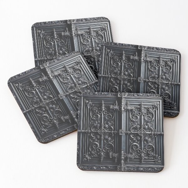 Item preview,  Exquisite Black Medieval Wrought Iron Frame Door designed and sold by DrewRomeoCo.