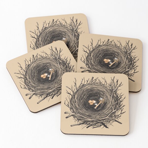 Item preview, Stolen treasures in a raven’s nest designed and sold by TraceyEvansArt.