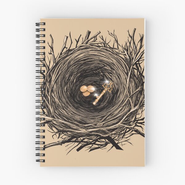 Item preview, Stolen treasures in a raven’s nest designed and sold by TraceyEvansArt.