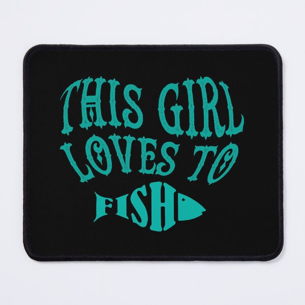 Item preview, THIS GIRL LOVES TO FISH designed and sold by FishingloversYT.