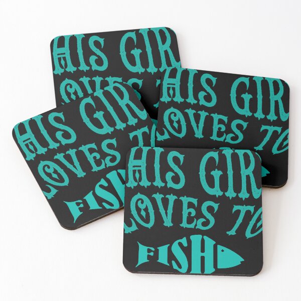 Item preview, THIS GIRL LOVES TO FISH designed and sold by FishingloversYT.