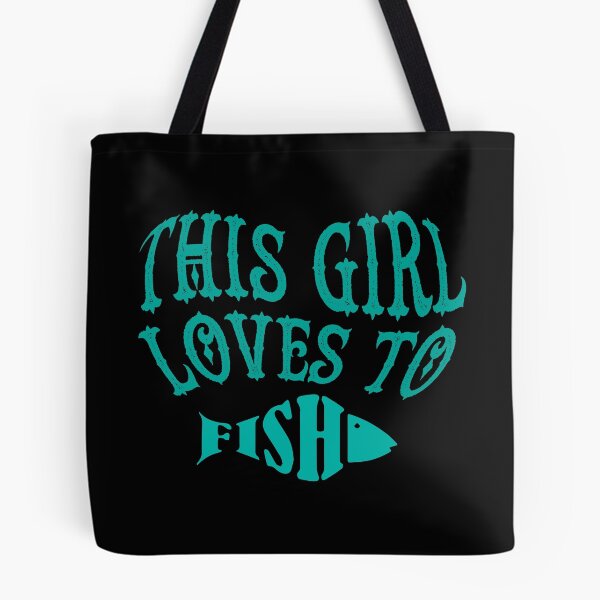 Item preview, THIS GIRL LOVES TO FISH designed and sold by FishingloversYT.