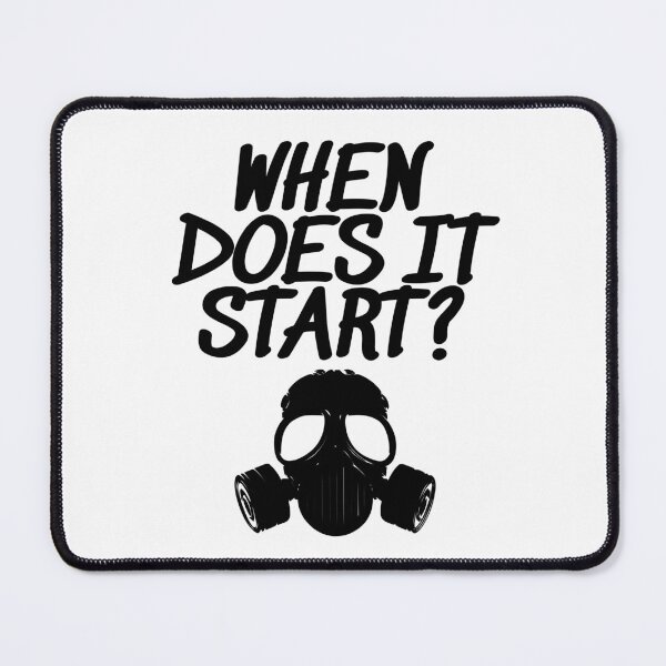 Item preview, when does it start sticker & shirt, funny sayings designed and sold by SlocifieShop.