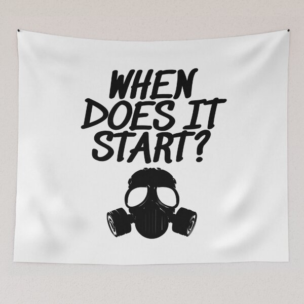 Item preview, when does it start sticker & shirt, funny sayings designed and sold by SlocifieShop.