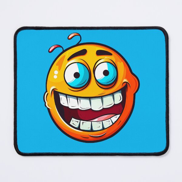 Item preview, Cute Cartoon Smiling Face Emoji designed and sold by Giggl'n Gopher.