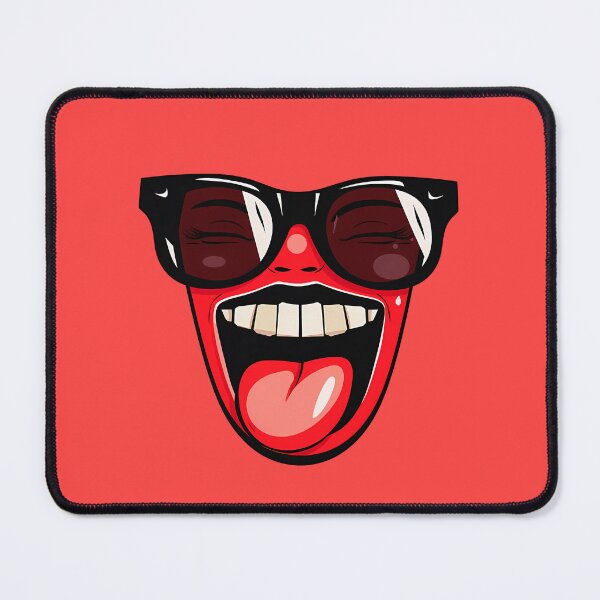 Item preview, Cartoon Smiling Face in Sun Glasses designed and sold by Giggl'n Gopher.