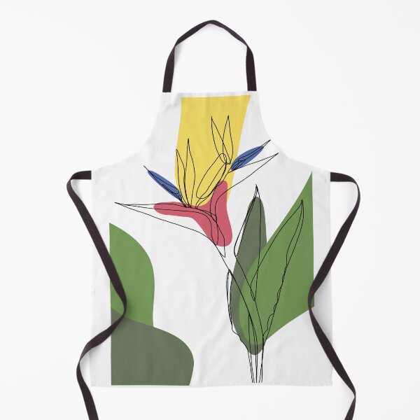 Item preview, Abstract Bird of Paradise Line Art – Minimalist Tropical Flower Wall Print designed and sold by harmonylayla.