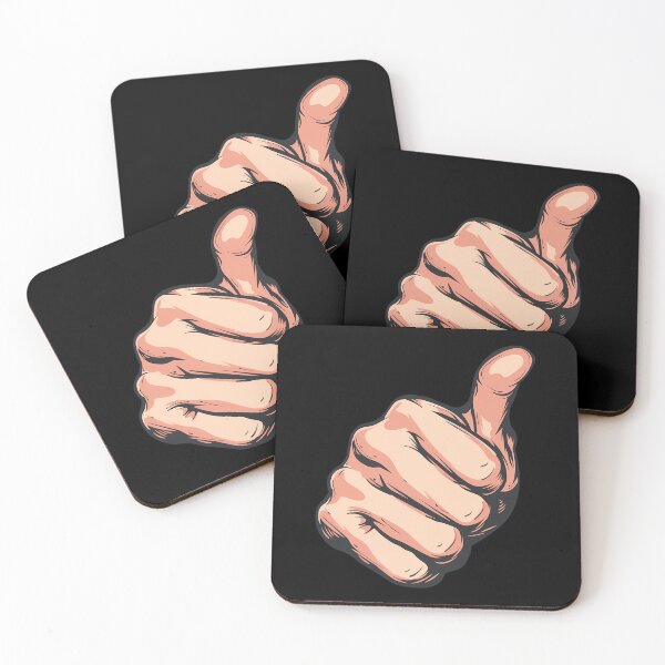 Item preview, Cartoon Thumb Up designed and sold by Giggl'n Gopher.