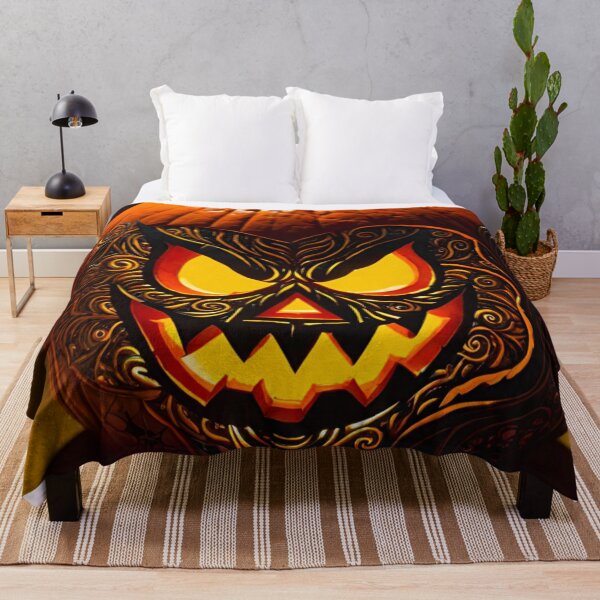 Item preview, Demonic Pumpkin Emerges on Halloween Night designed and sold by GrizzlyCollective.