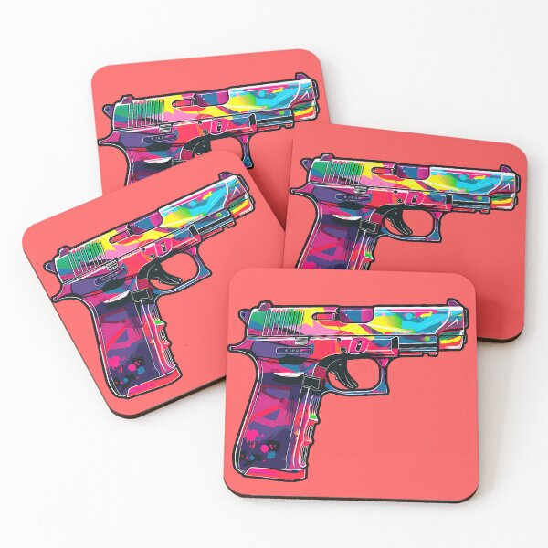 Item preview, Cartoon Colorful Glock designed and sold by Giggl'n Gopher.