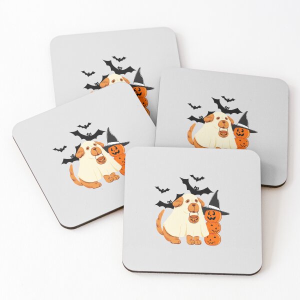 Item preview, Ghost dog on Halloween designed and sold by Phatsiyaporn Suksai.