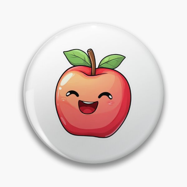 Item preview, Happy apple positive sticker for kids designed and sold by SmileshareShop.