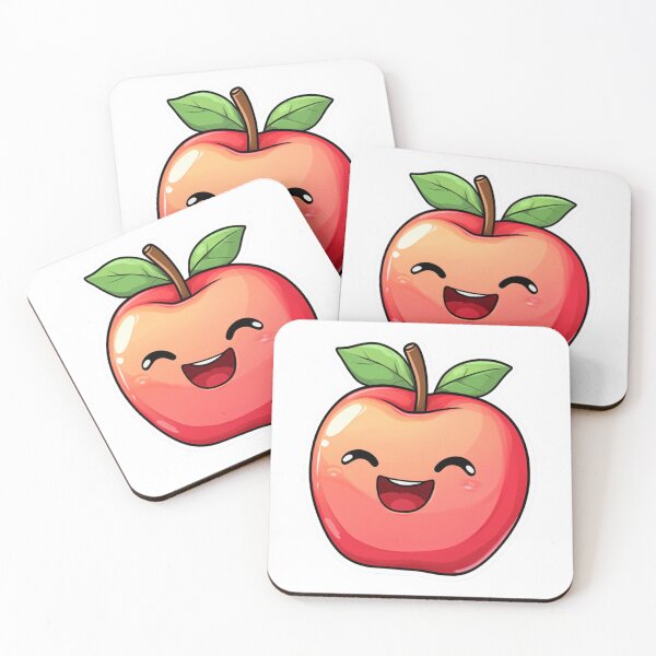 Item preview, Happy apple positive sticker for kids designed and sold by SmileshareShop.