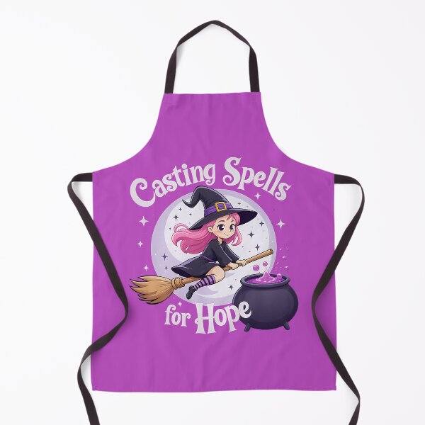 Item preview, Casting Spells for Hope Witch Breast Cancer Awareness Design designed and sold by NexaArts.