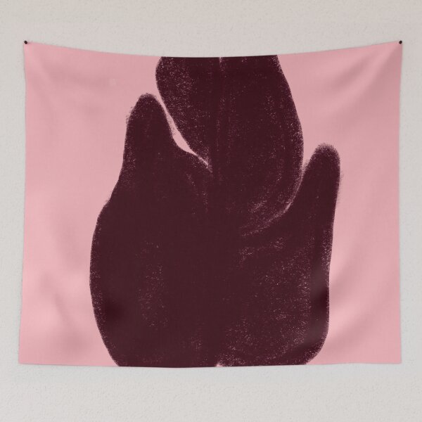 Item preview, Boho Abstract Shape - pink designed and sold by bowsbotanicals.