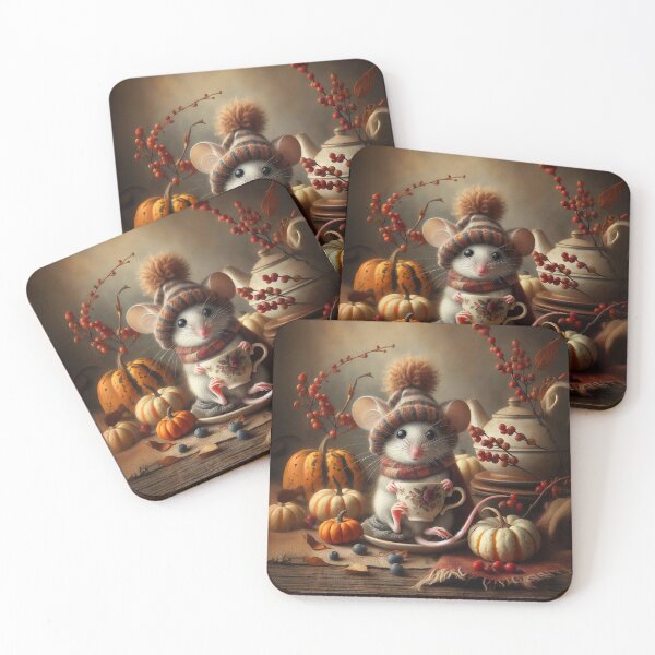 Item preview, Whimsical Tea Time with Mouse designed and sold by Blue Horse Photo Magic.