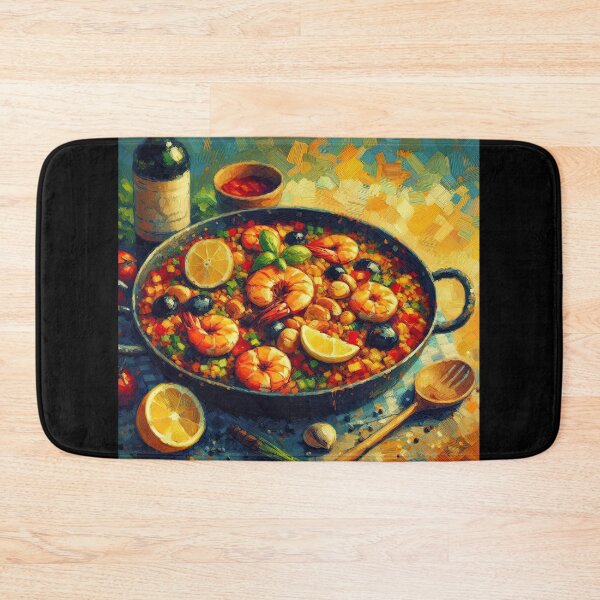 Item preview, Paella Impressionism Art Style designed and sold by artofuniverse.