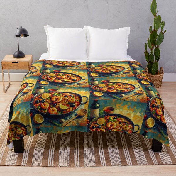 Item preview, Paella Impressionism Art Style designed and sold by artofuniverse.
