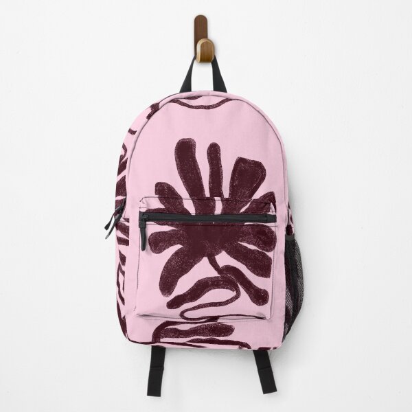 Item preview, Pink Boho Leaf Pattern designed and sold by bowsbotanicals.
