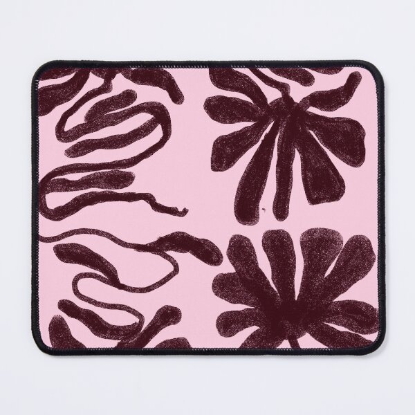 Item preview, Pink Boho Abstract Flower Pattern designed and sold by bowsbotanicals.