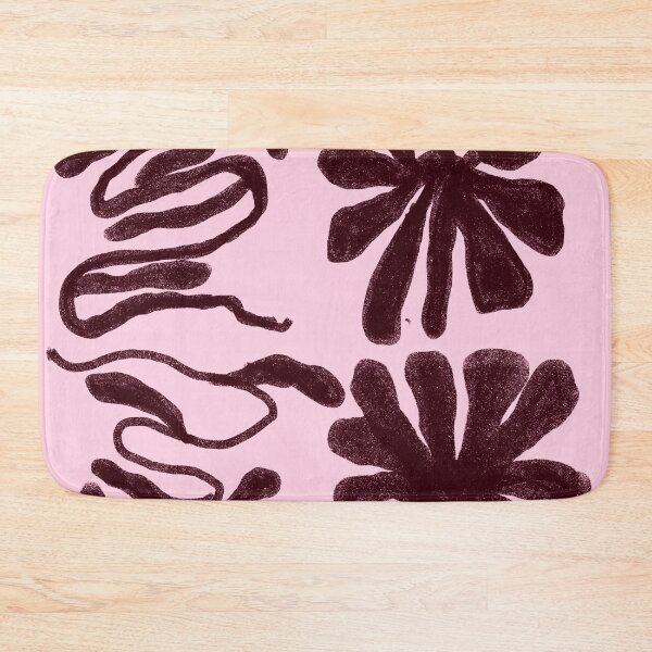 Item preview, Pink Boho Abstract Flower Pattern designed and sold by bowsbotanicals.