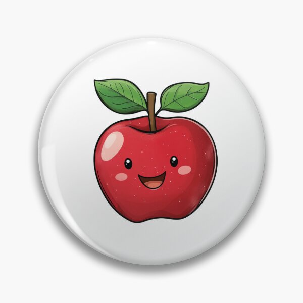 Item preview,  Happy smile apple positive sticker for kids designed and sold by SmileshareShop.