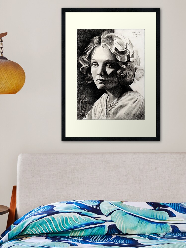 Thumbnail 1 of 7, Framed Art Print, Sans Titre – 02-10-24 (Anna Sten) designed and sold by Corne Akkers.