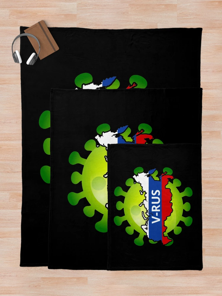 Thumbnail 5 of 6, Throw Blanket, V-RUS designed and sold by MudMaster.