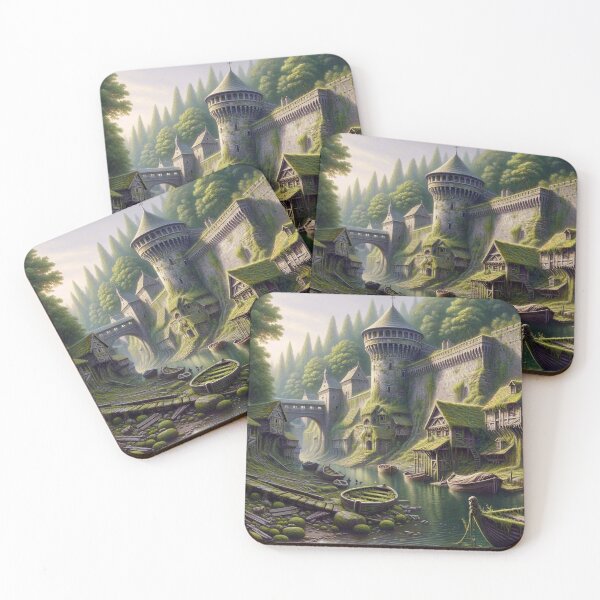 Item preview, Fishing Village designed and sold by M-Y-A-R-T-.