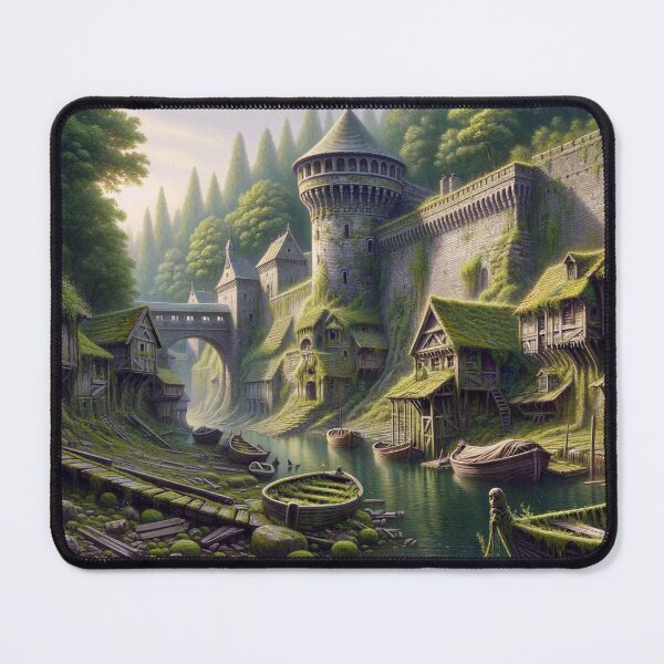 Item preview, Fishing Village designed and sold by M-Y-A-R-T-.
