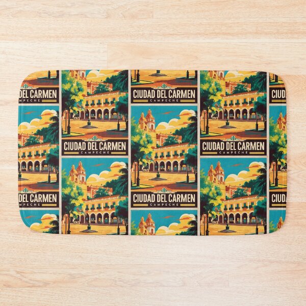 Item preview, Ciudad del Carmen Campeche Mexico Vintage Travel Tourism  designed and sold by TravelersGems.