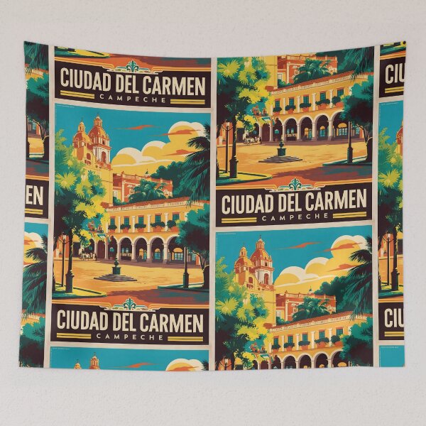 Artikelvorschau, Ciudad del Carmen Campeche Mexiko Vintage Reisetourismus  entworfen und verkauft von TravelersGems.