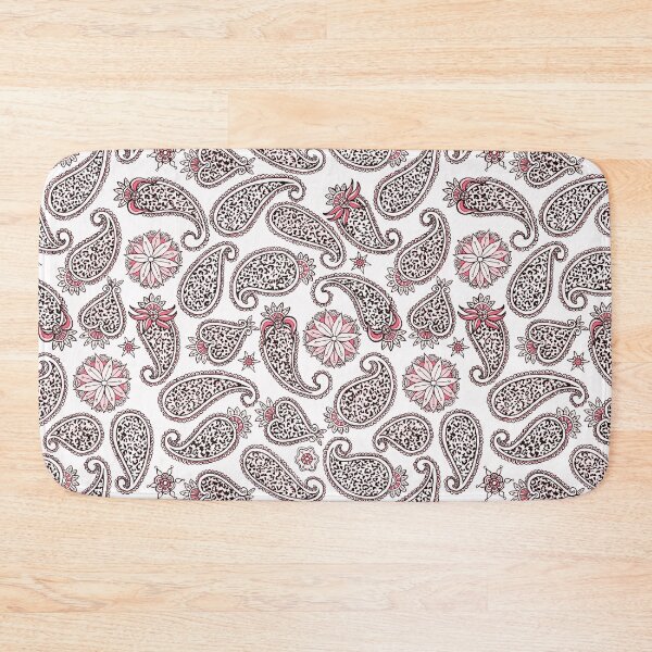 Item preview, White and Red Leopard Paisley Pattern designed and sold by schorrnuff.