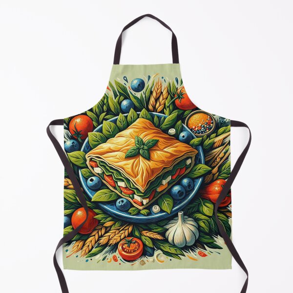 Item preview, Spanakopita Impressionism Art Style designed and sold by artofuniverse.