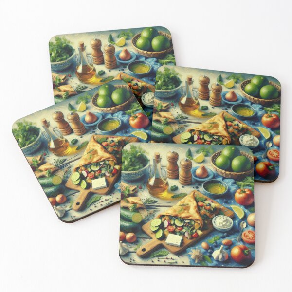 Item preview, Spanakopita Impressionism Art Style designed and sold by artofuniverse.