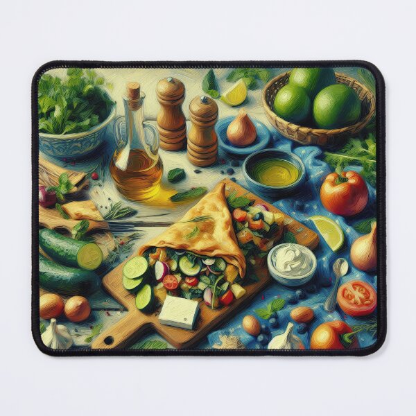 Item preview, Spanakopita Impressionism Art Style designed and sold by artofuniverse.