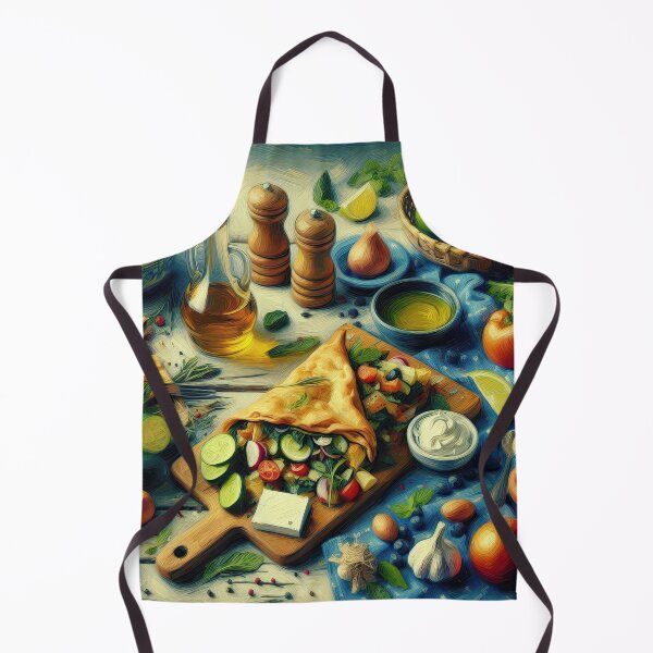 Item preview, Spanakopita Impressionism Art Style designed and sold by artofuniverse.