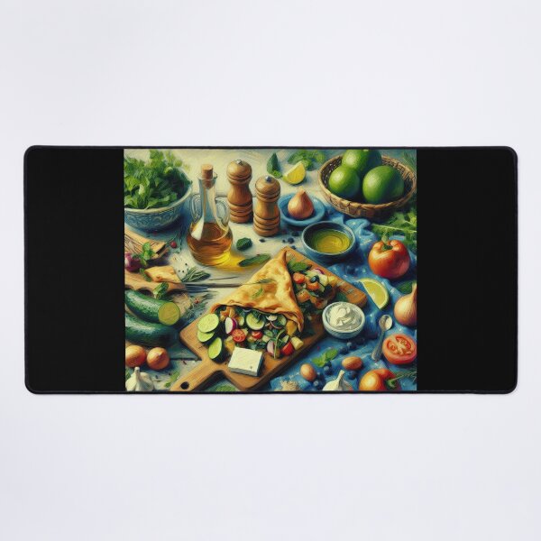 Item preview, Spanakopita Impressionism Art Style designed and sold by artofuniverse.